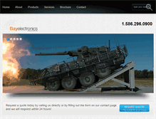Tablet Screenshot of bayelectronics.net